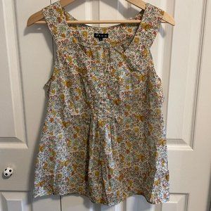 Plum structured tank, Size Large